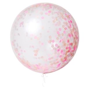 Meri meri pink confetti balloons 8 ct